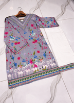 Front & Back Allover Swiss Lawn