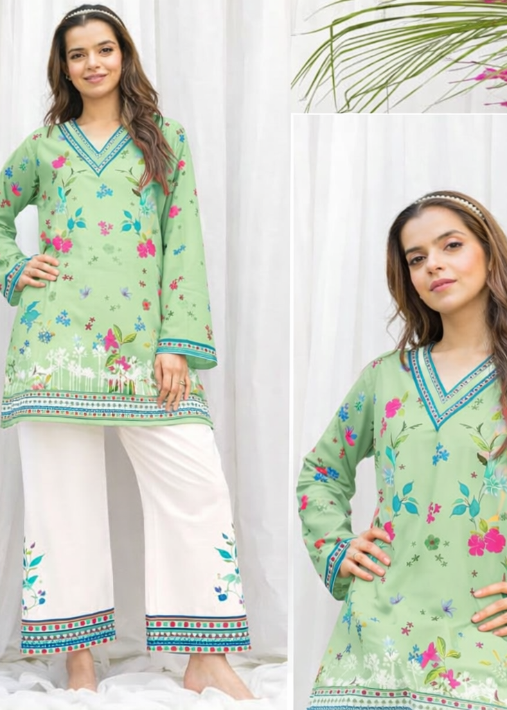 Front & Back Allover Swiss Lawn