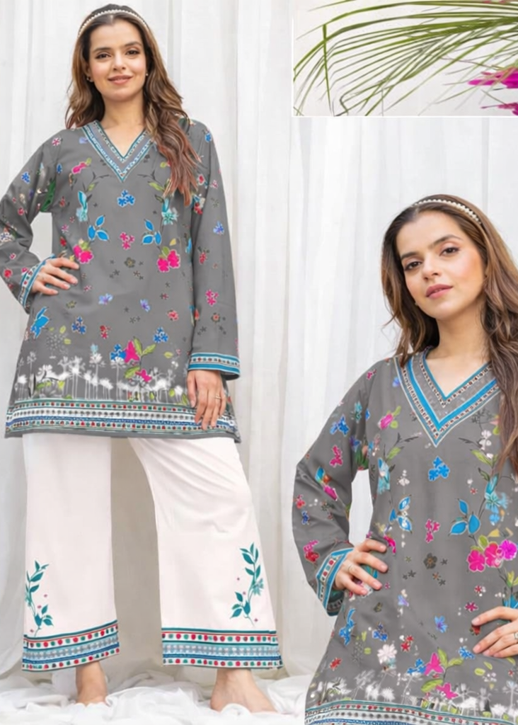 Front & Back Allover Swiss Lawn