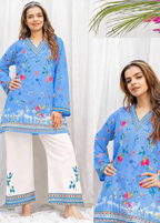 Front & Back Allover Swiss Lawn