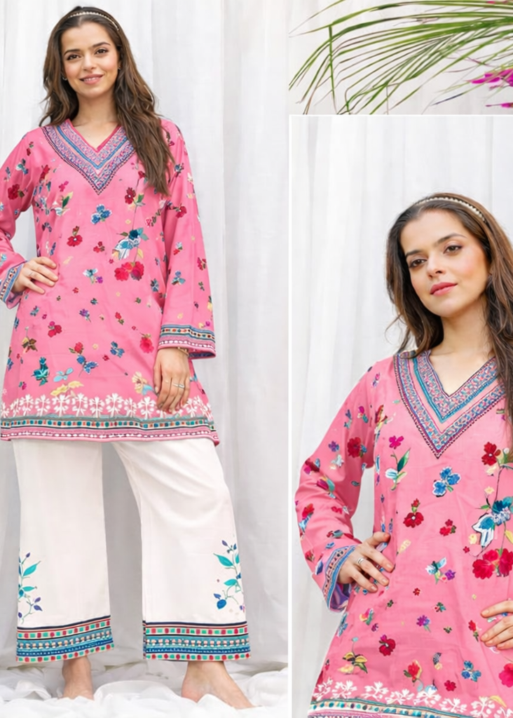 Front & Back Allover Swiss Lawn