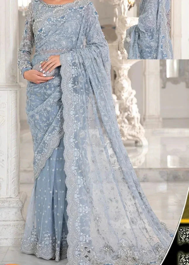 Maria b exclusive saree - Shiwani Apparels