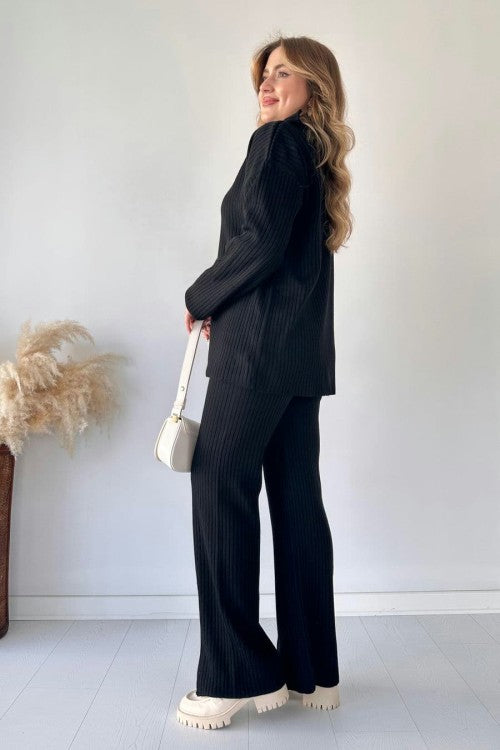 Zipper Highneck 2Piece Winter Set