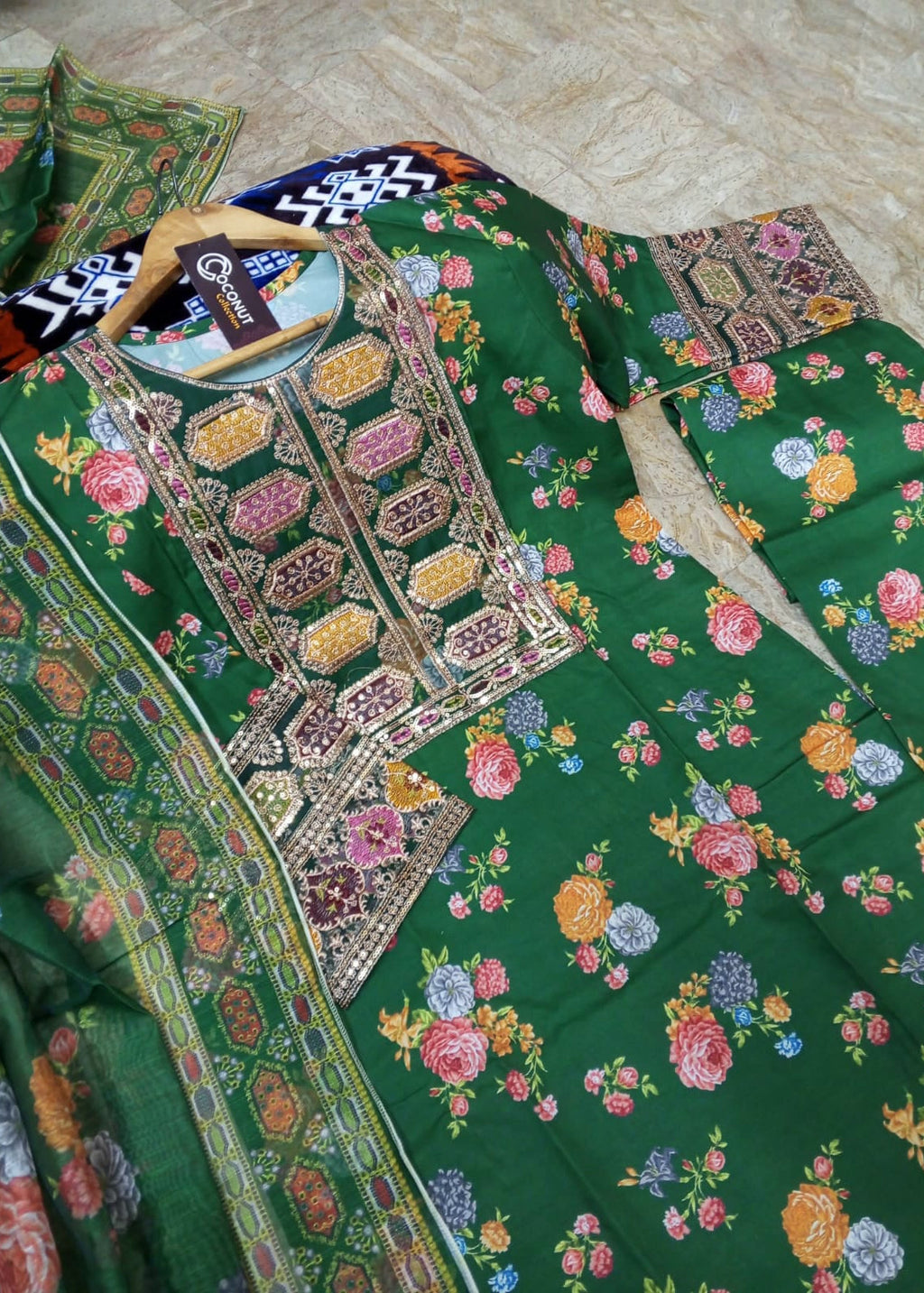 Aneela’s Printed 3 Piece Suit  Premium
