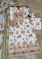 Aneela’s Printed 3 Piece Suit  Premium