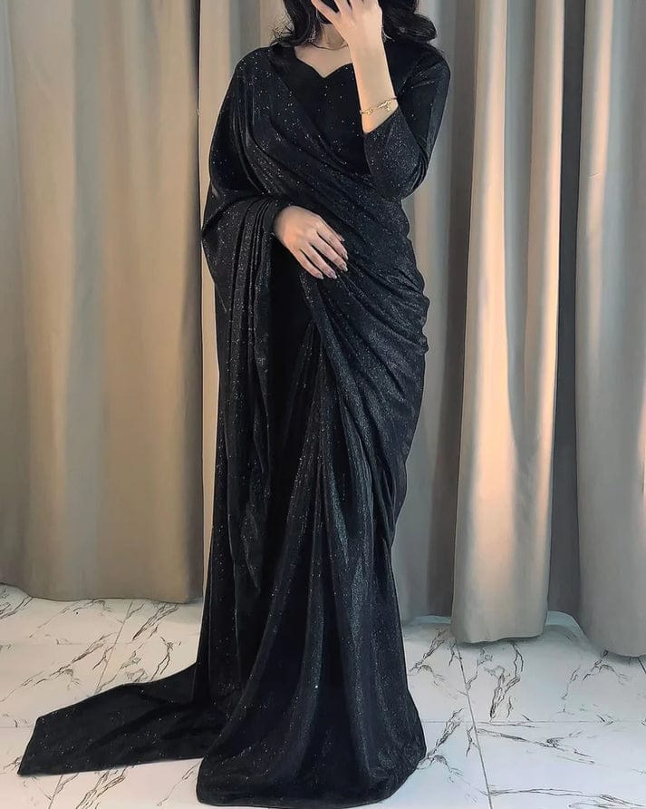 BLACK SHIMMER SAREE