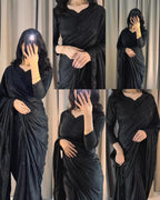 BLACK SHIMMER SAREE